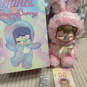 PINK SWEETHEART-Nanci Shining Bunny series plush.New.Box opened to verify.
